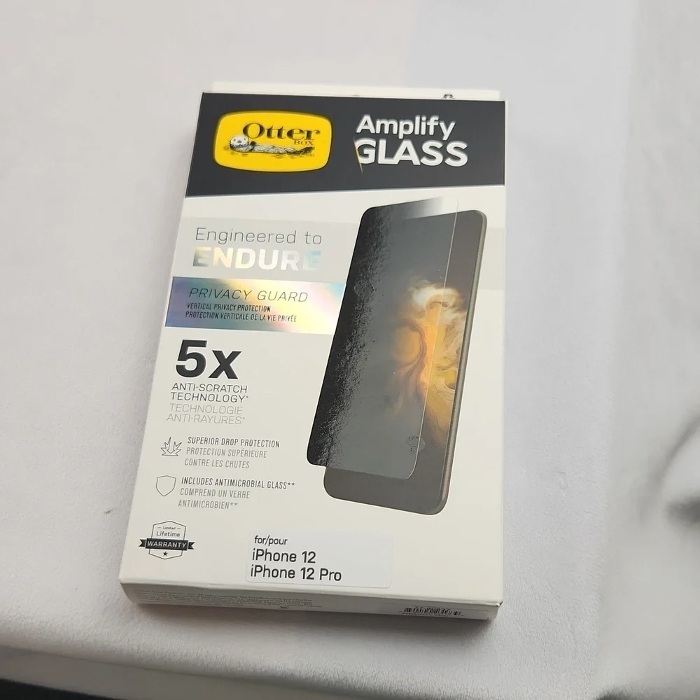 Otter‎ Box Amplify GLASS with Privacy Guard iPhone 12/ iPhone 12 Pro